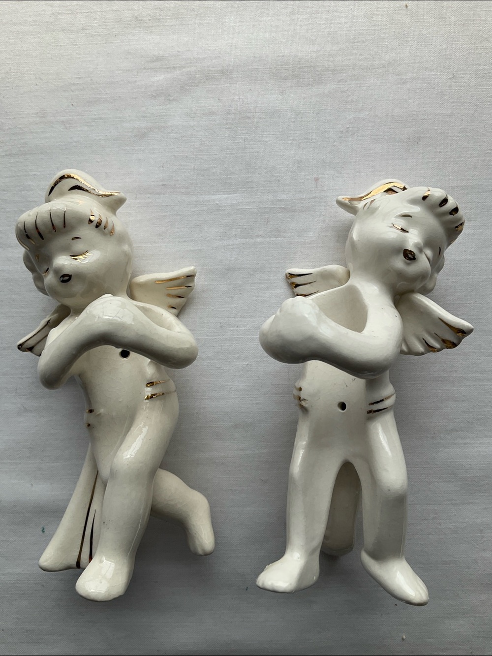 Vintage Commodore Candle Climber Angels